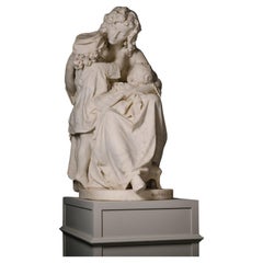Eine Ausstellung Lebensgroße Statuen Marmorfigurengruppe