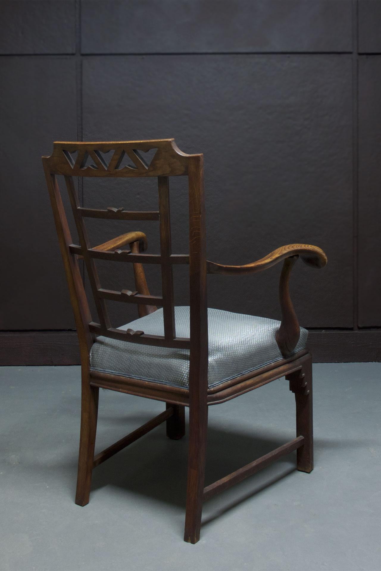 Expressionist Rococo Armchair In Fair Condition For Sale In LOS ANGELES, CA