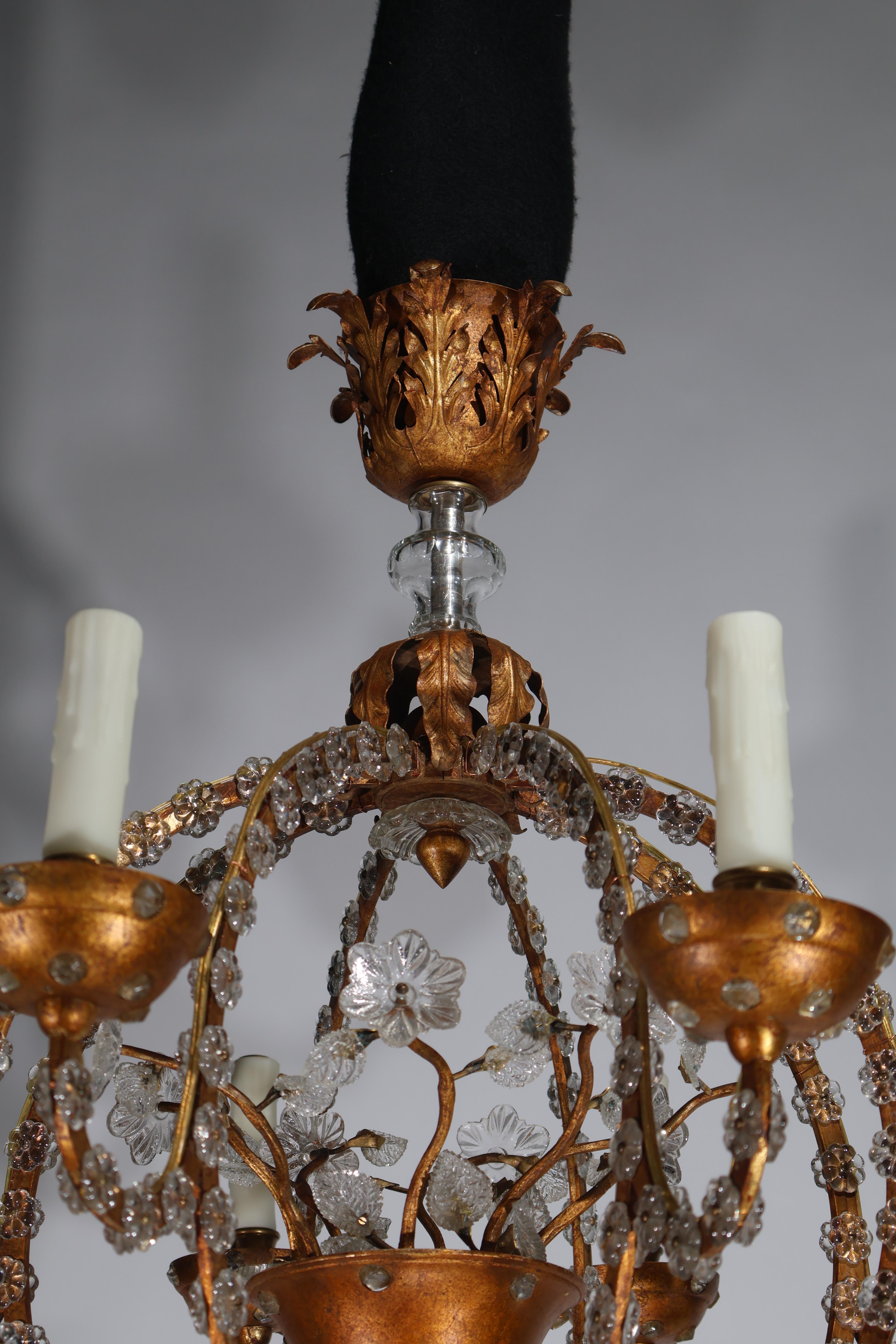 Uno squisito lampadario Art Déco in vendita 1