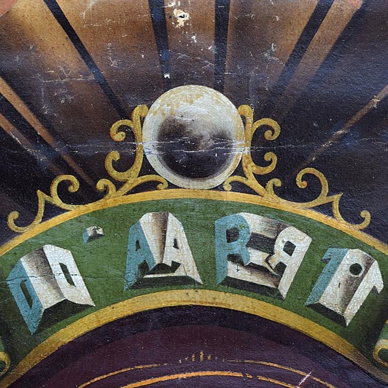Exquisite Early 20th Century French Hand Lettering Trade Sign For Sale 5