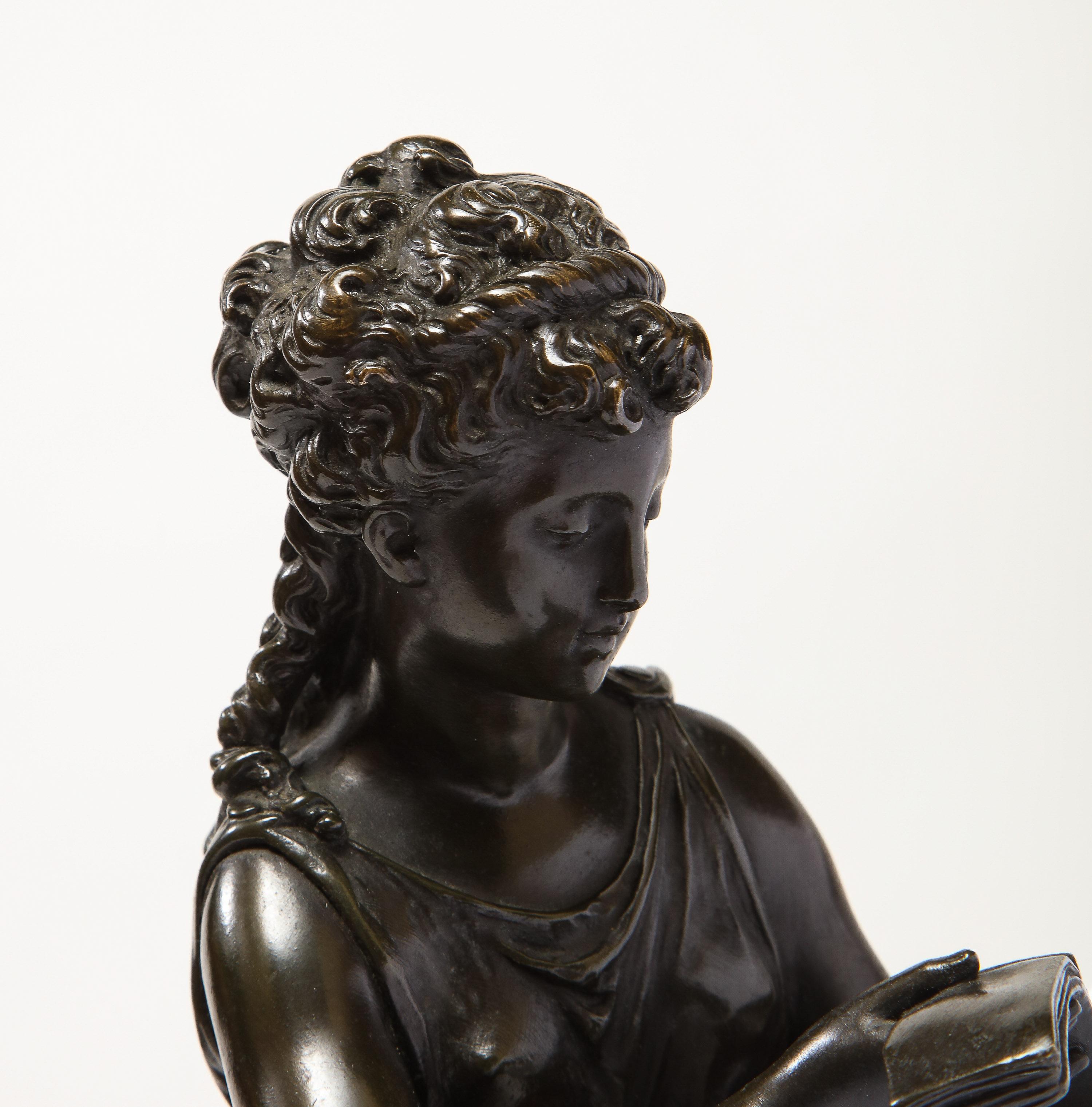 Exquisite French Bronze, Rouge Marble, and Sèvres Style Porcelain Sculpture 13