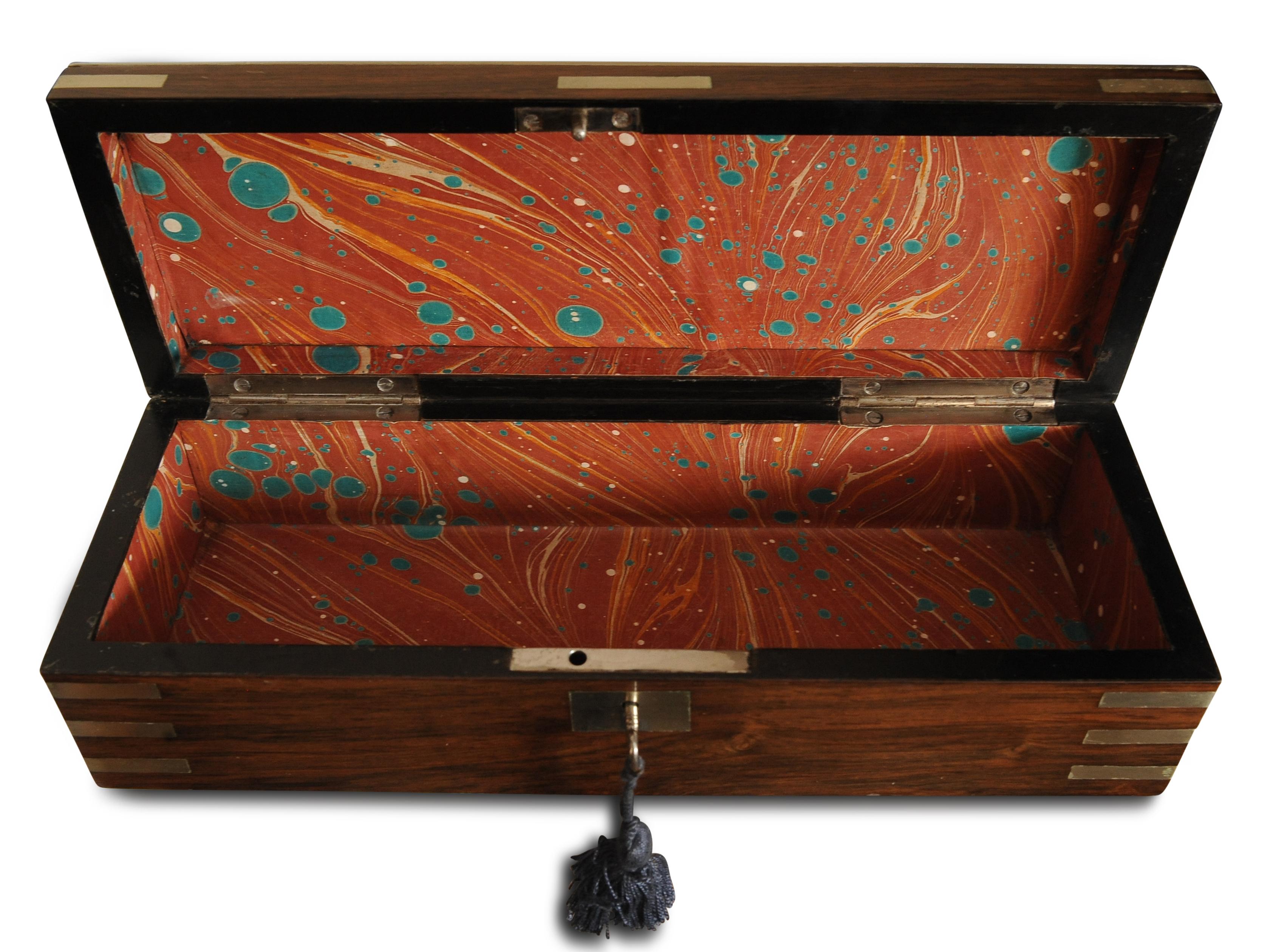 Inlay  An Exquisite Victorian Pietra Dura Grand Tour Campaign Collectors Box 1800's For Sale