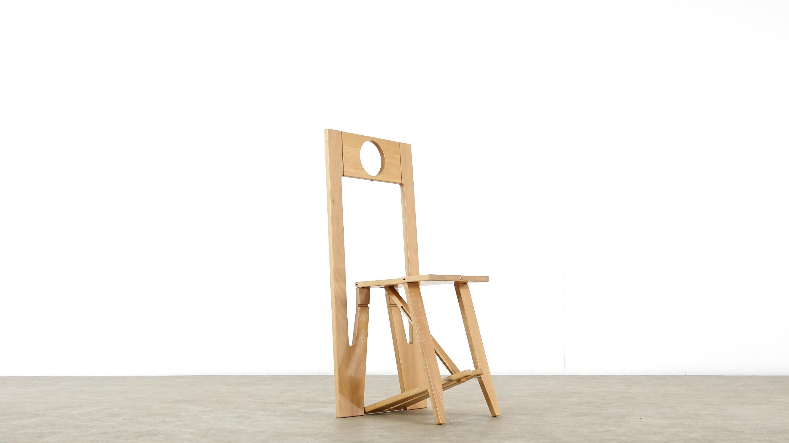 Extraordinaire chaise pliante attribuée à Roger Tallon 10