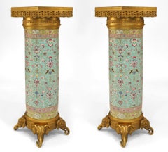 An Extraordinary Pair of 19th c. English Regency Pedestals