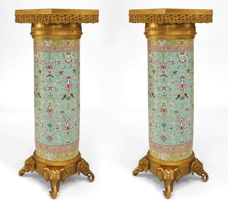 An Extraordinary Pair of 19th c. English Regency Pedestals at 1stDibs