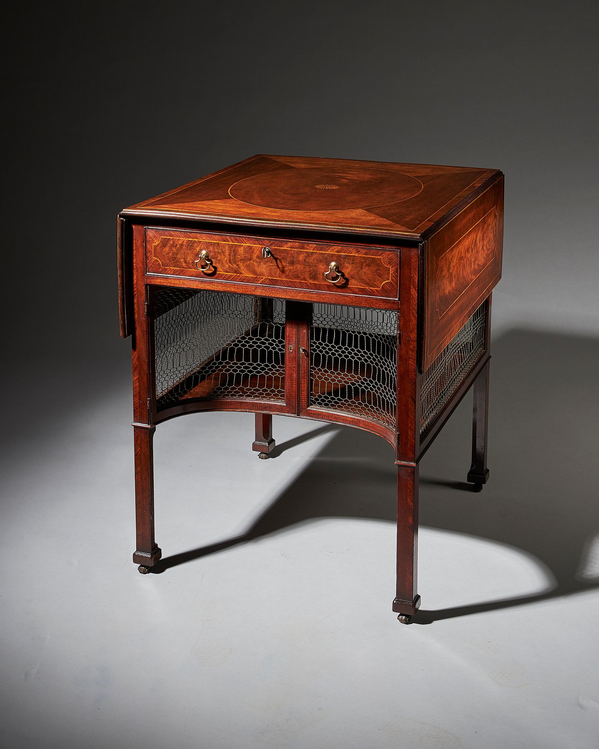 An extremely fine and rare early George III mahogany supper table plausibly by the most celebrated maker of English furniture, Thomas Chippendale. 

On the 5 May 1759, a notably similar table in form was supplied to Dumfries house by Thomas