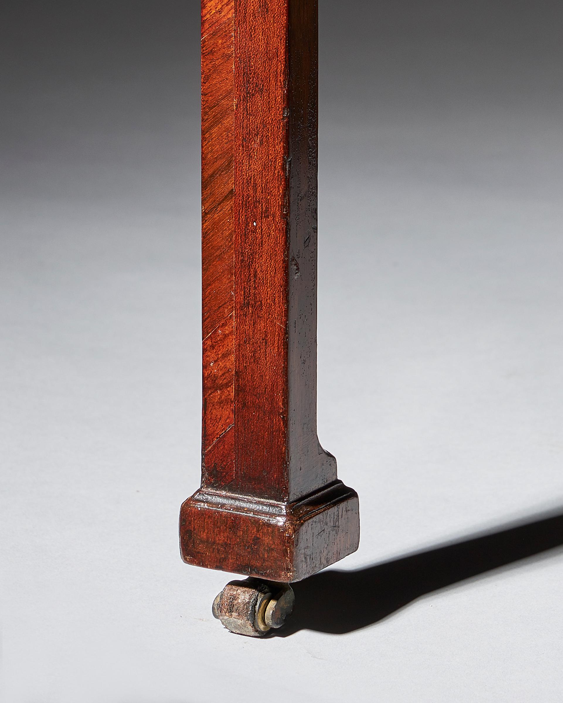 English Extremely Fine and Rare Early George III Mahogany Supper Table Plausibly by t