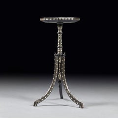 An Extremely Fine Ottoman Silver Inlaid Coffee Table Vortik Potikian