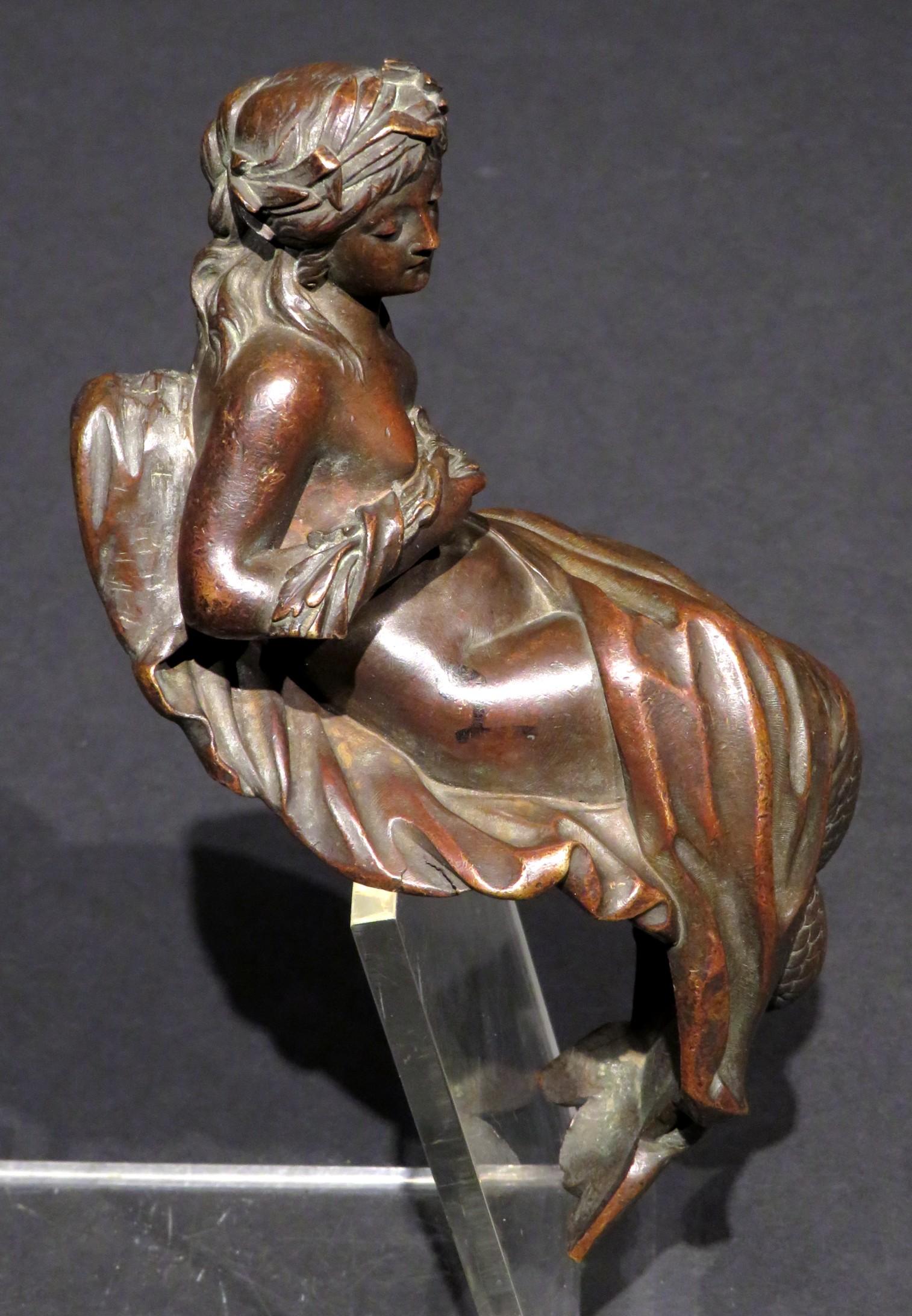 Fine Pair of Early 19th Century Neoclassical Bronze Figural Mounts, Circa 1800 13