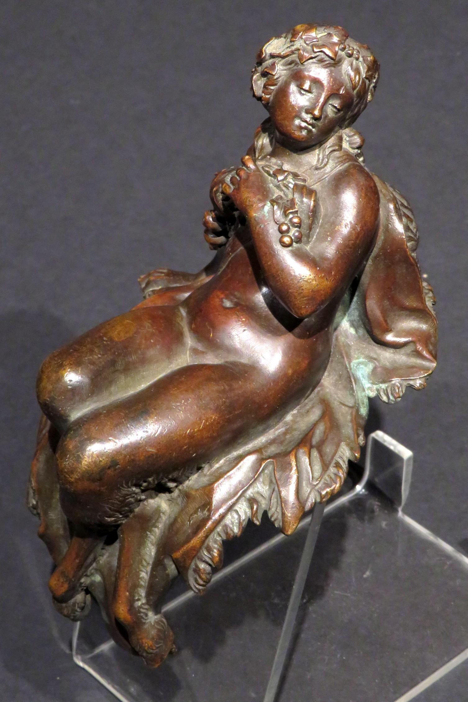 Fine Pair of Early 19th Century Neoclassical Bronze Figural Mounts, Circa 1800 3