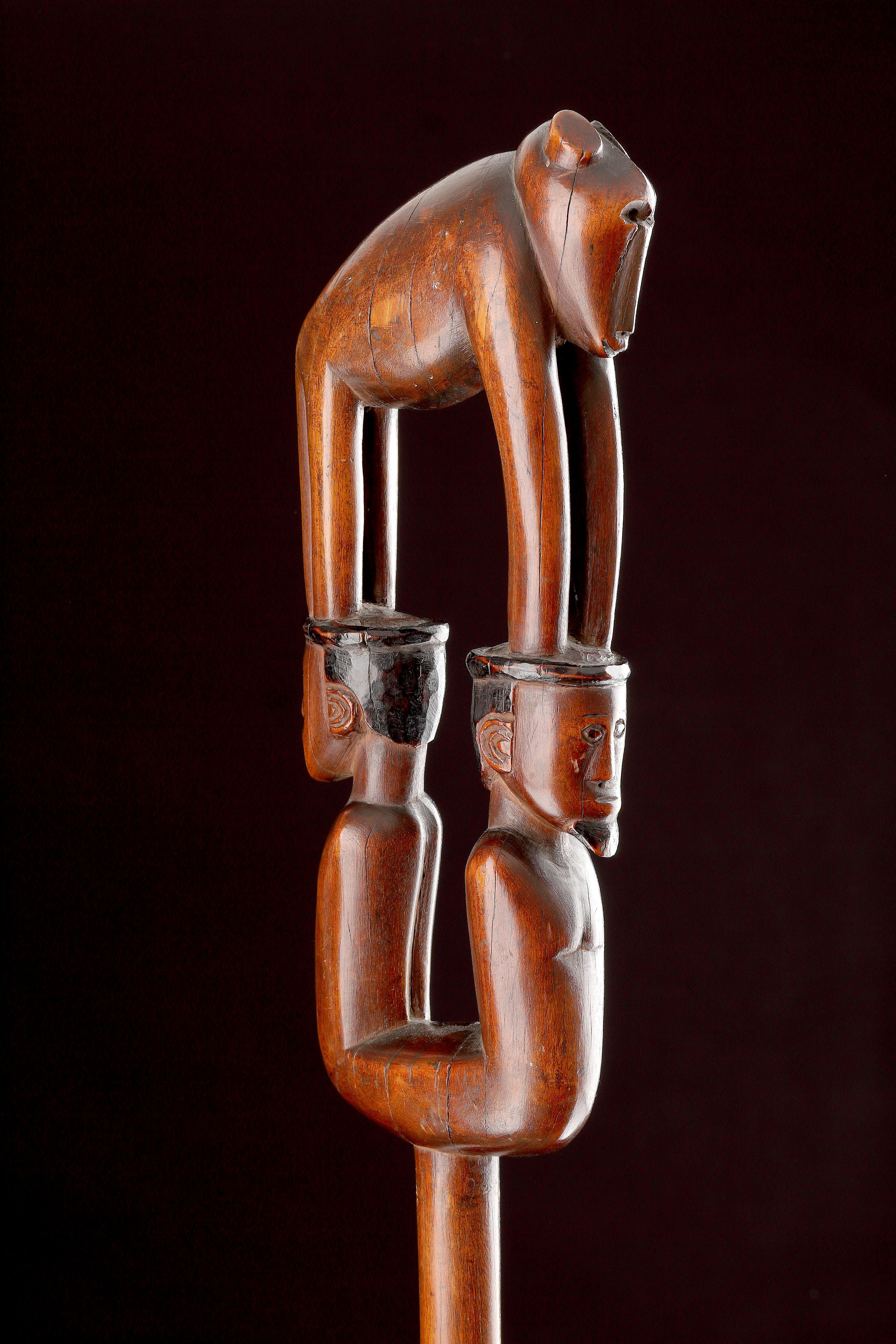 Un bâton Tsonga Prestige d'Afrique du Sud d'une extrême finesse, réalisé par le 