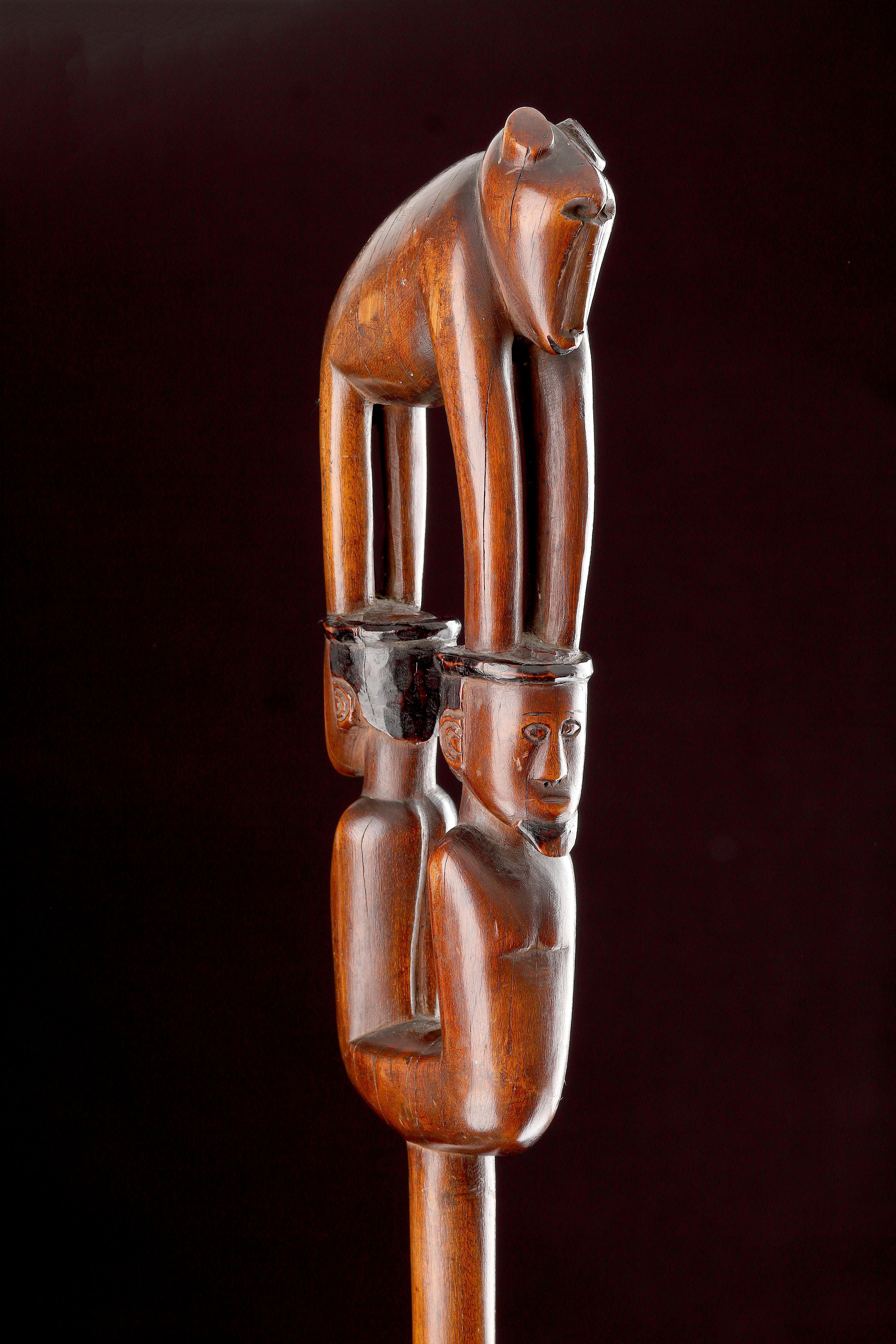 Un bâton Tsonga Prestige d'Afrique du Sud d'une extrême finesse, réalisé par le 