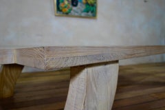 Extremely Large Kit Kemp Bleached Oak Coffee Table