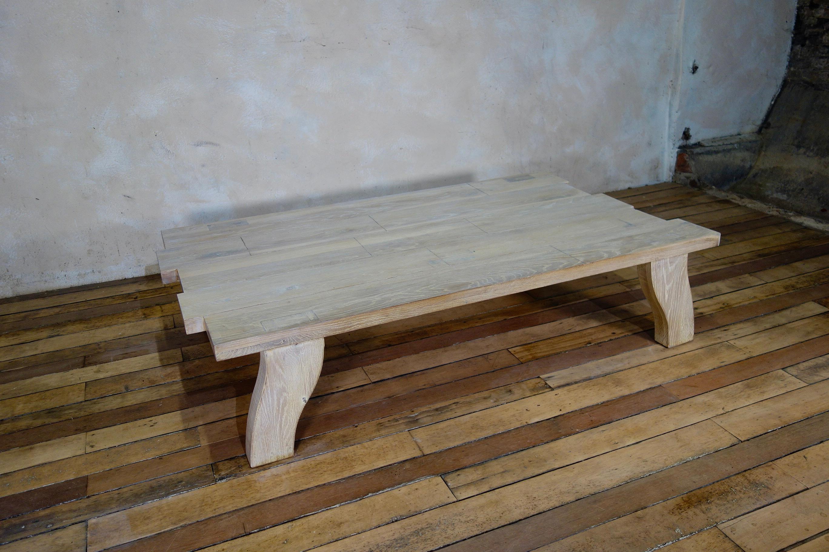 Extremely Large Kit Kemp Bleached Oak Coffee Table 2