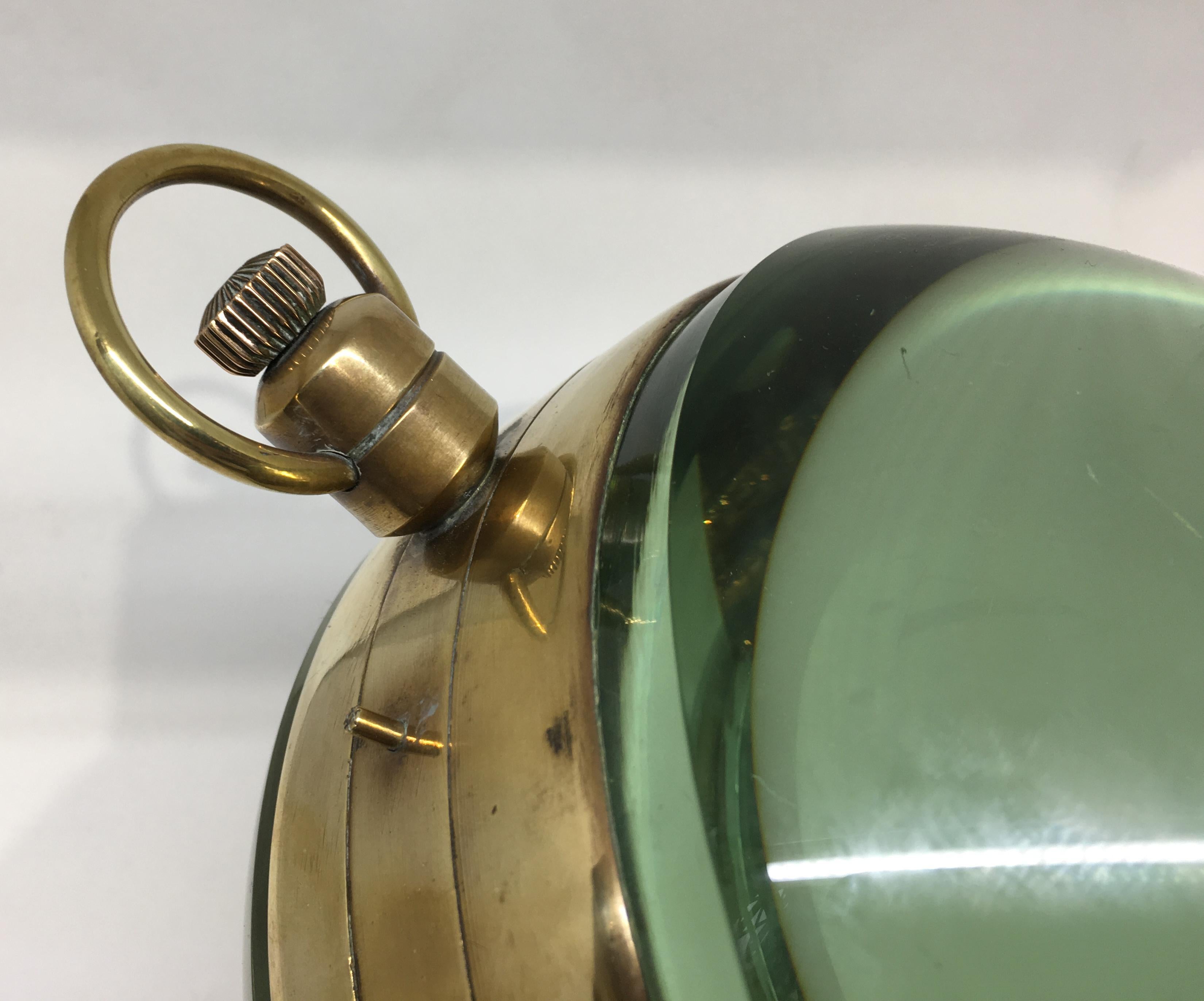 A very rare and extremely large Edwardian Ball / bullseye clock. Having an 8 day / 200 hour movement and Roman numerals to the dial.

In excellent working order.

Ball clocks typically used pocket watch mechanisms and are therefore normally