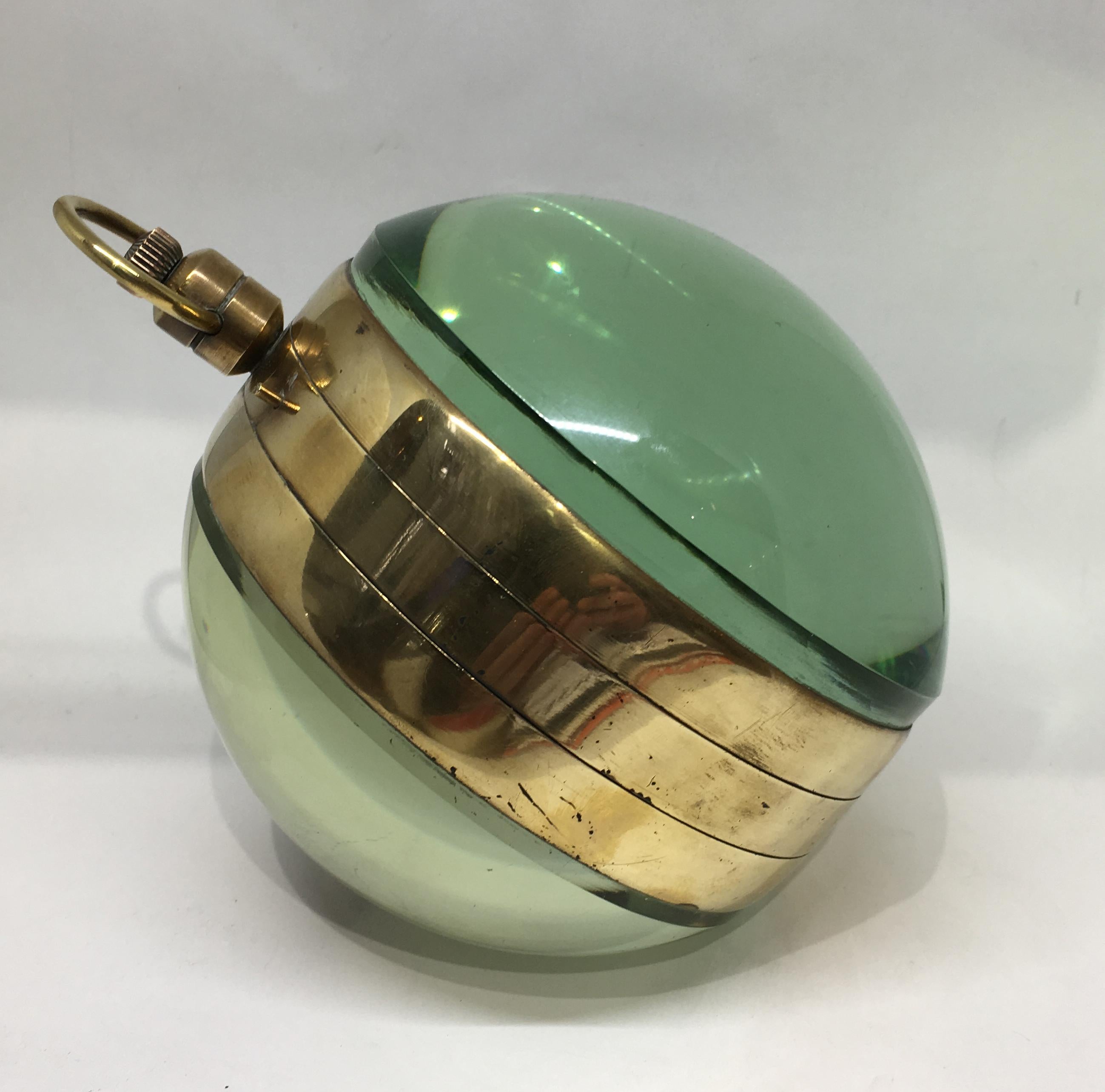 Extremely Large Edwardian 8 Day / 200 Hour Ball Clock with Roman Numerals For Sale 1