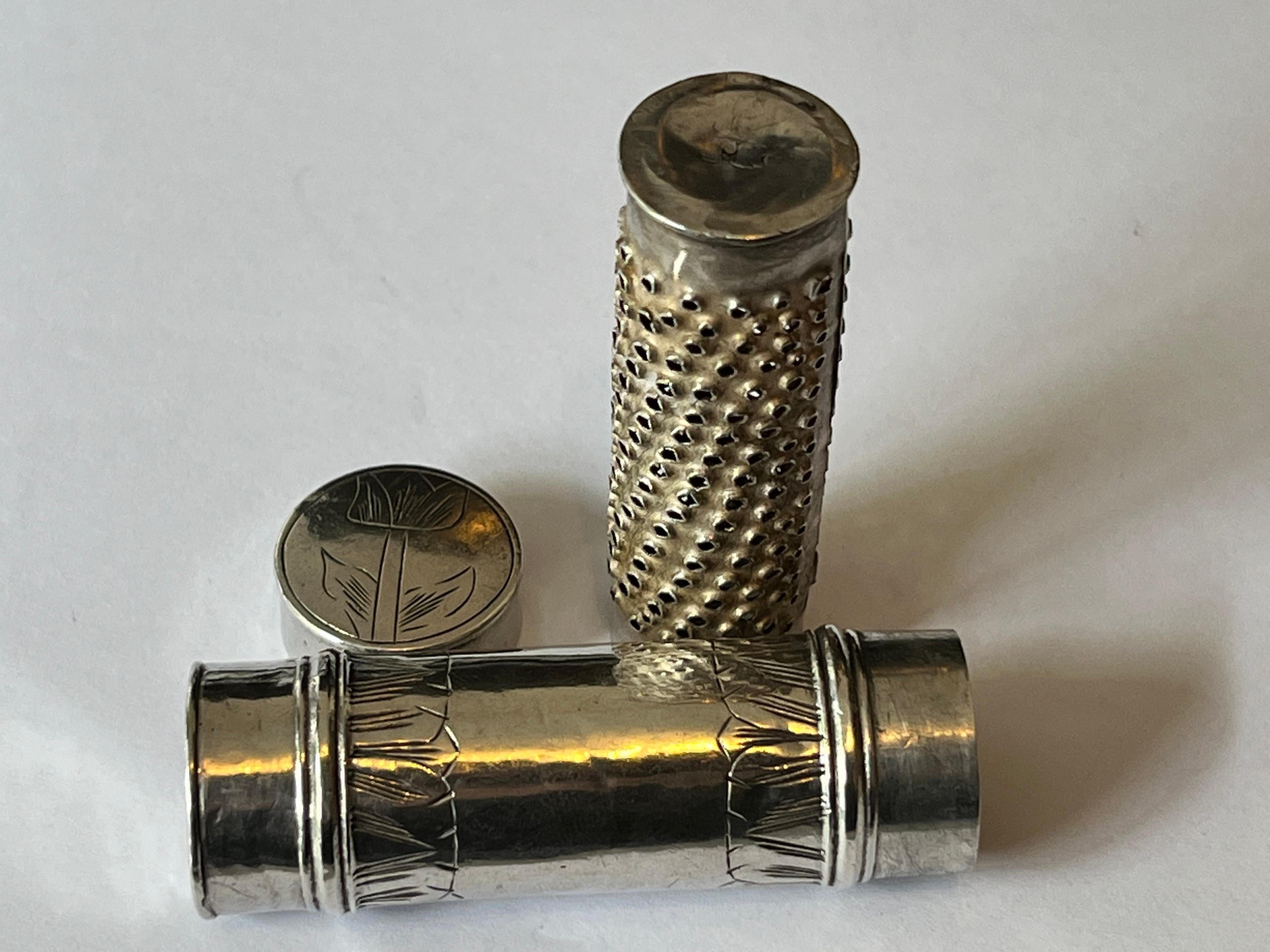 English An Extremely Rare 17th Century Silver Nutmeg Grater, c.1690
