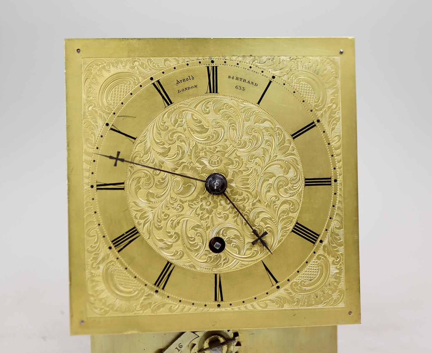 An Extremely Rare Arnold and Frodsham Carriage Timepiece For Sale 2