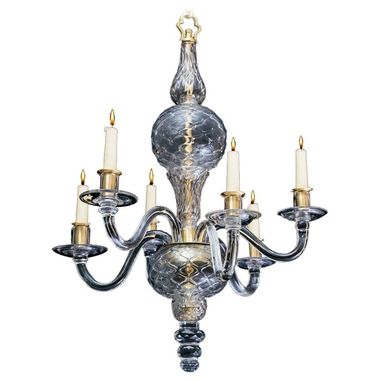An Extremely Rare II Chandelier Attributed To Colebron Hancock