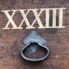 Extremely Rare Pair of 17th Century Oak Cupboards from St John's, Oxford Uni