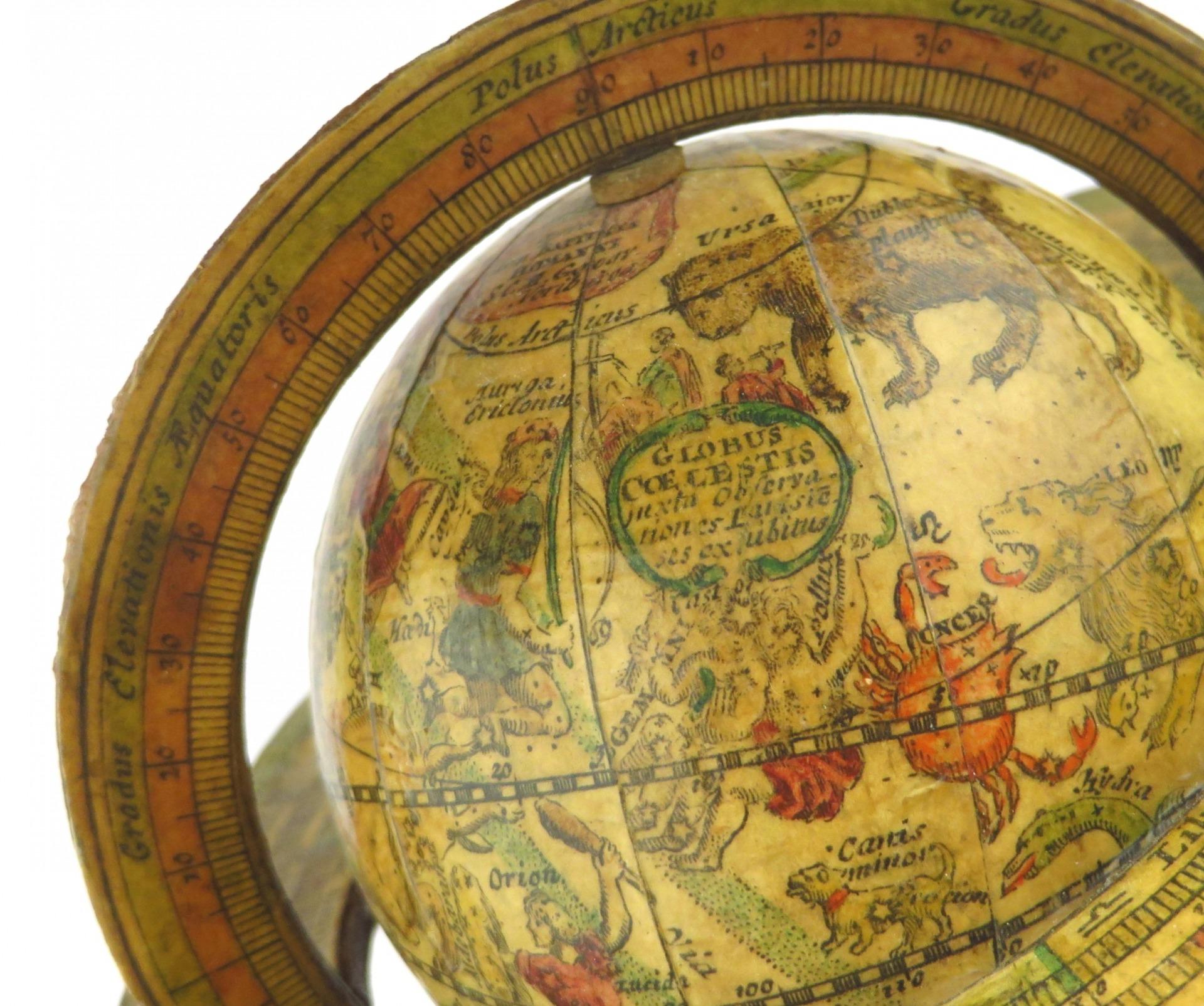 Ein äußerst seltenes Paar Miniatur-Globen von Johann Baptist Homann im Angebot 3