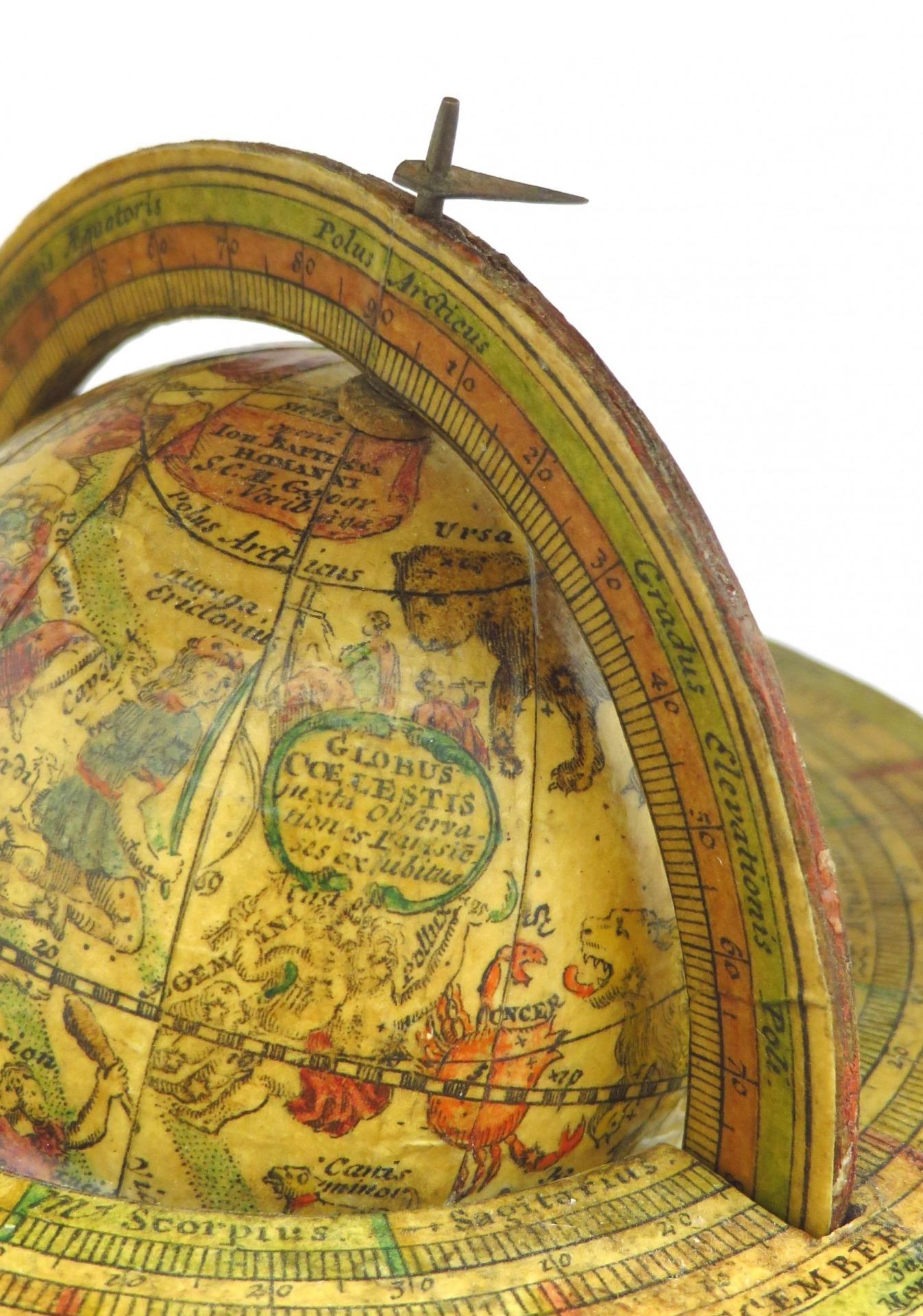 Ein äußerst seltenes Paar Miniatur-Globen von Johann Baptist Homann im Angebot 4