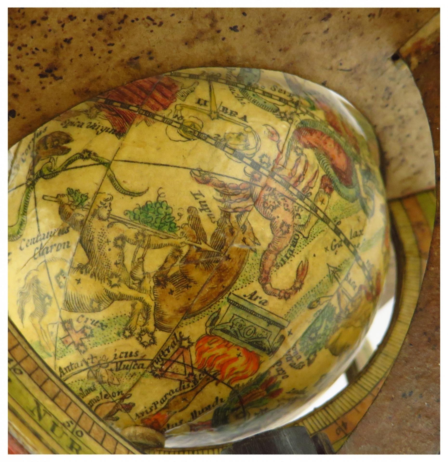 Ein äußerst seltenes Paar Miniatur-Globen von Johann Baptist Homann im Angebot 7