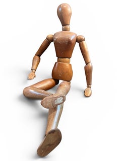 An female articulated mannequin, lay figure of large-size
