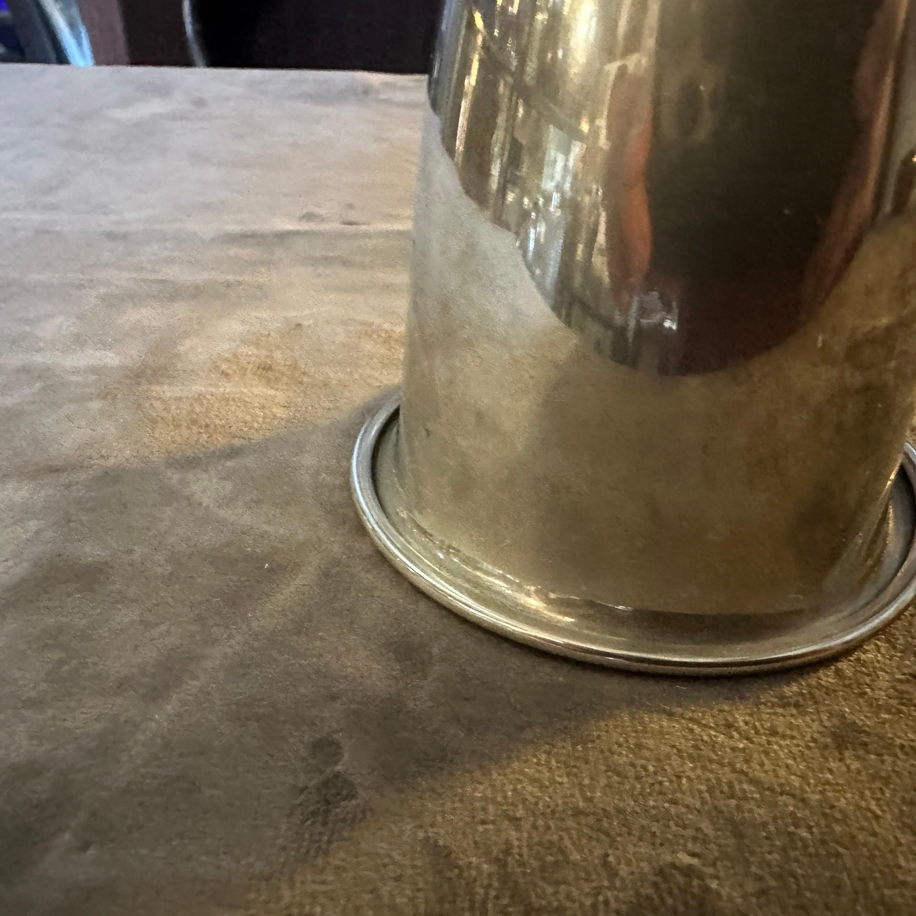 An HallMarked Gucci 1980s Silver Plated Barware Rabbit Head Stirrup Cup For Sale 1