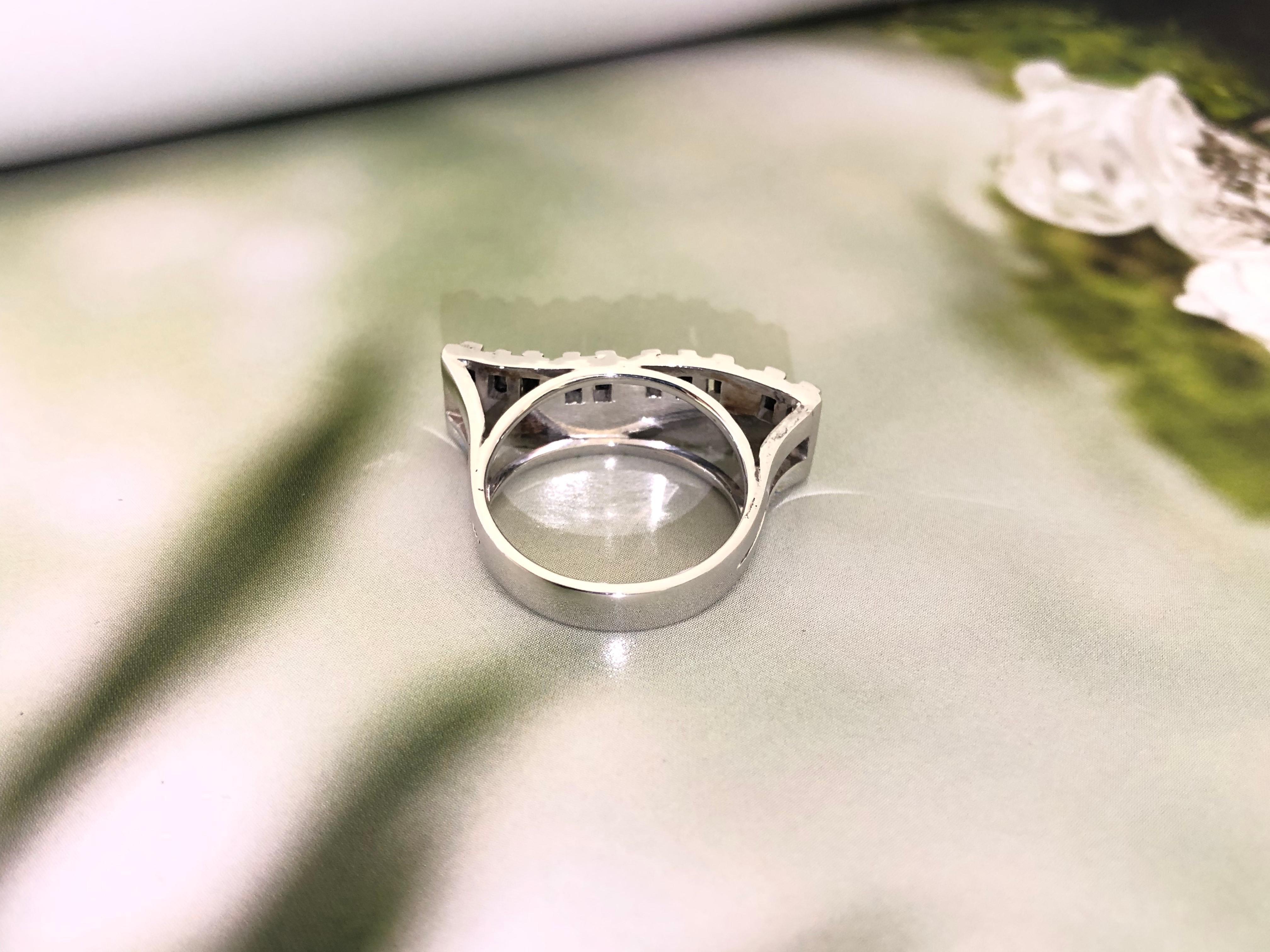 An Hand Made 925 Silver Electronic Keyboard Ring (Moderne) im Angebot