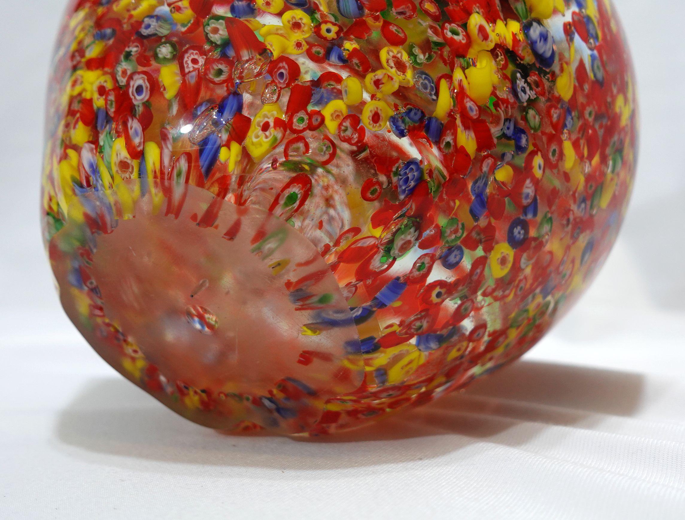 An Heavy and Solid Murano Hand Blown Big Apple Art Glass  For Sale 3