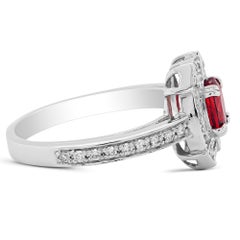 An Heirloom Ignited: The Pigeon Blood Ruby & Diamond Solitaire Ring