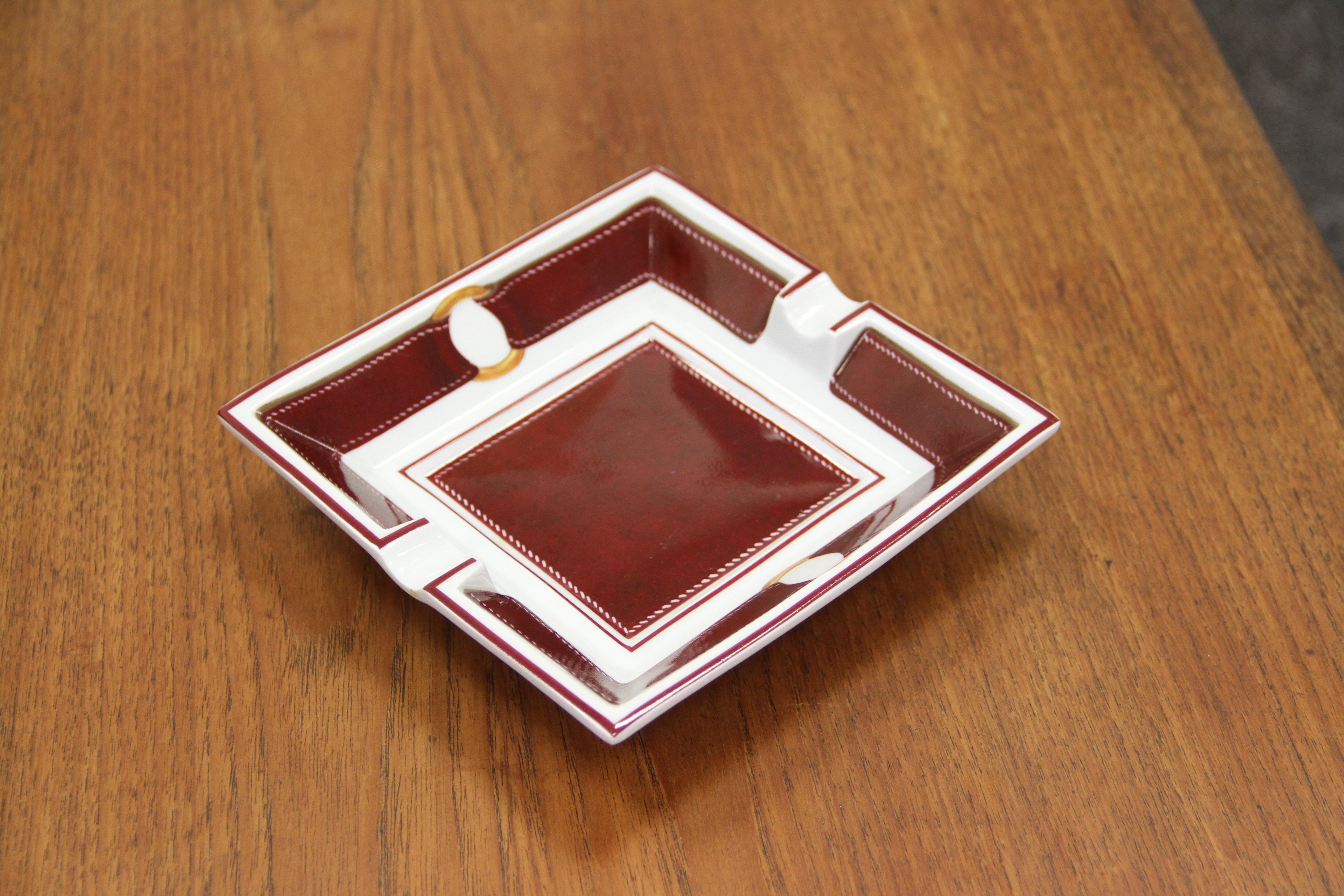 Porcelain Hermès Ashtray For Sale