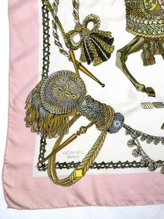 An Hermès square scarf ‘Le Timbalier’ by Françoise Héron - Paris Circa 1961