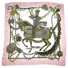 An Hermès square scarf ‘Le Timbalier’ by Françoise Héron - Paris Circa 1961