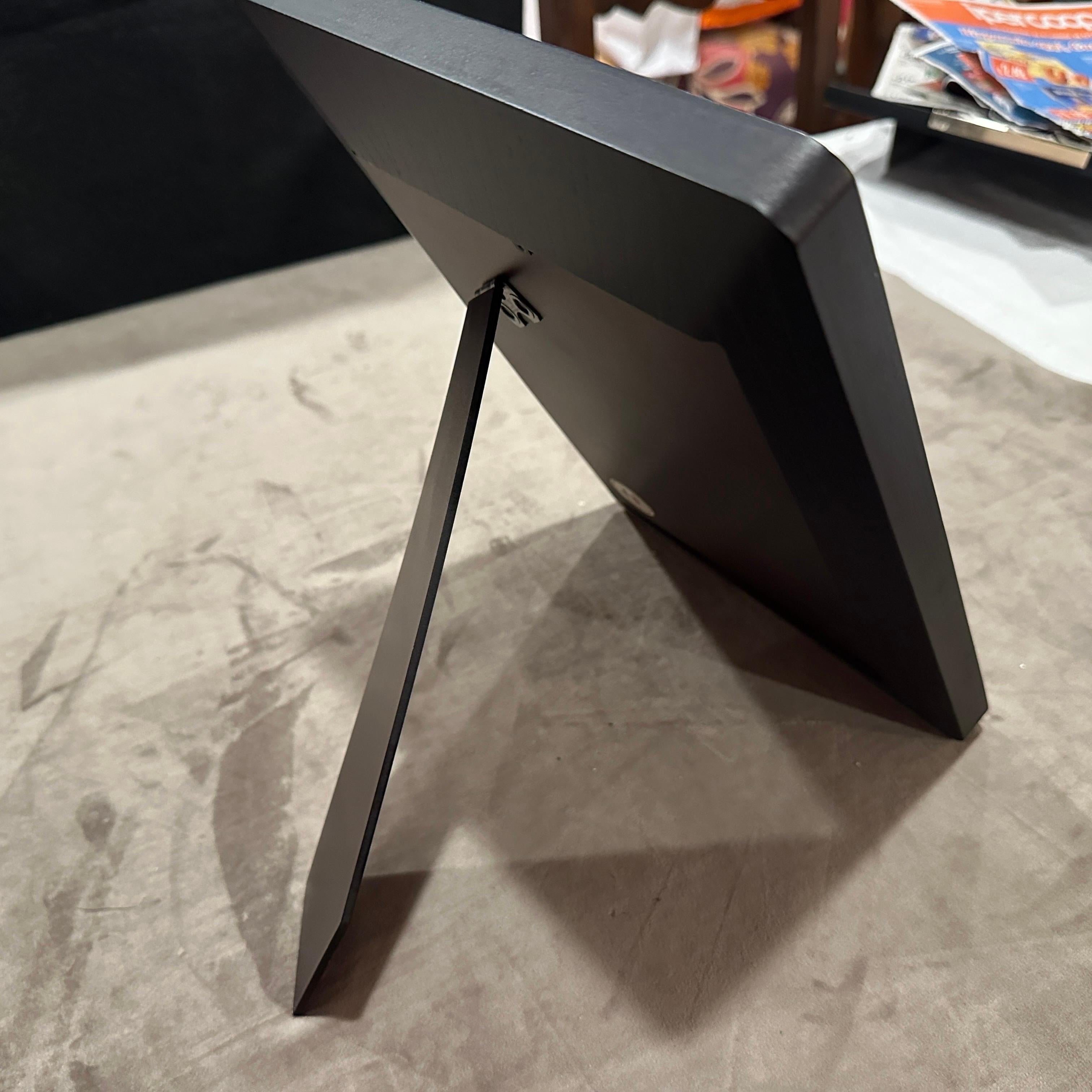 An High Quality 1990s Modern Wood Italian Picture Frame by Borbonese For Sale 9