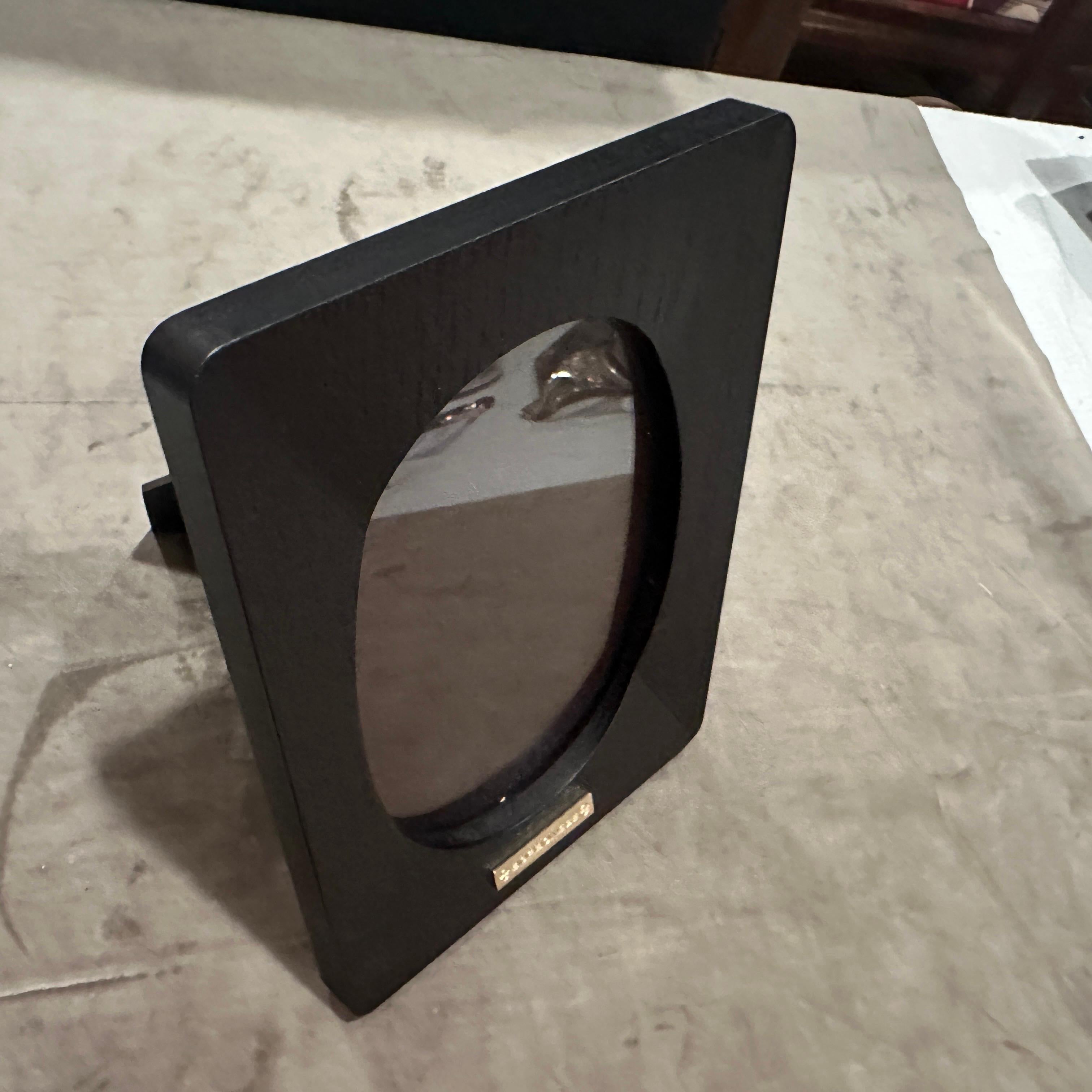 An High Quality 1990s Modern Wood Italian Picture Frame by Borbonese In Excellent Condition For Sale In Aci Castello, IT