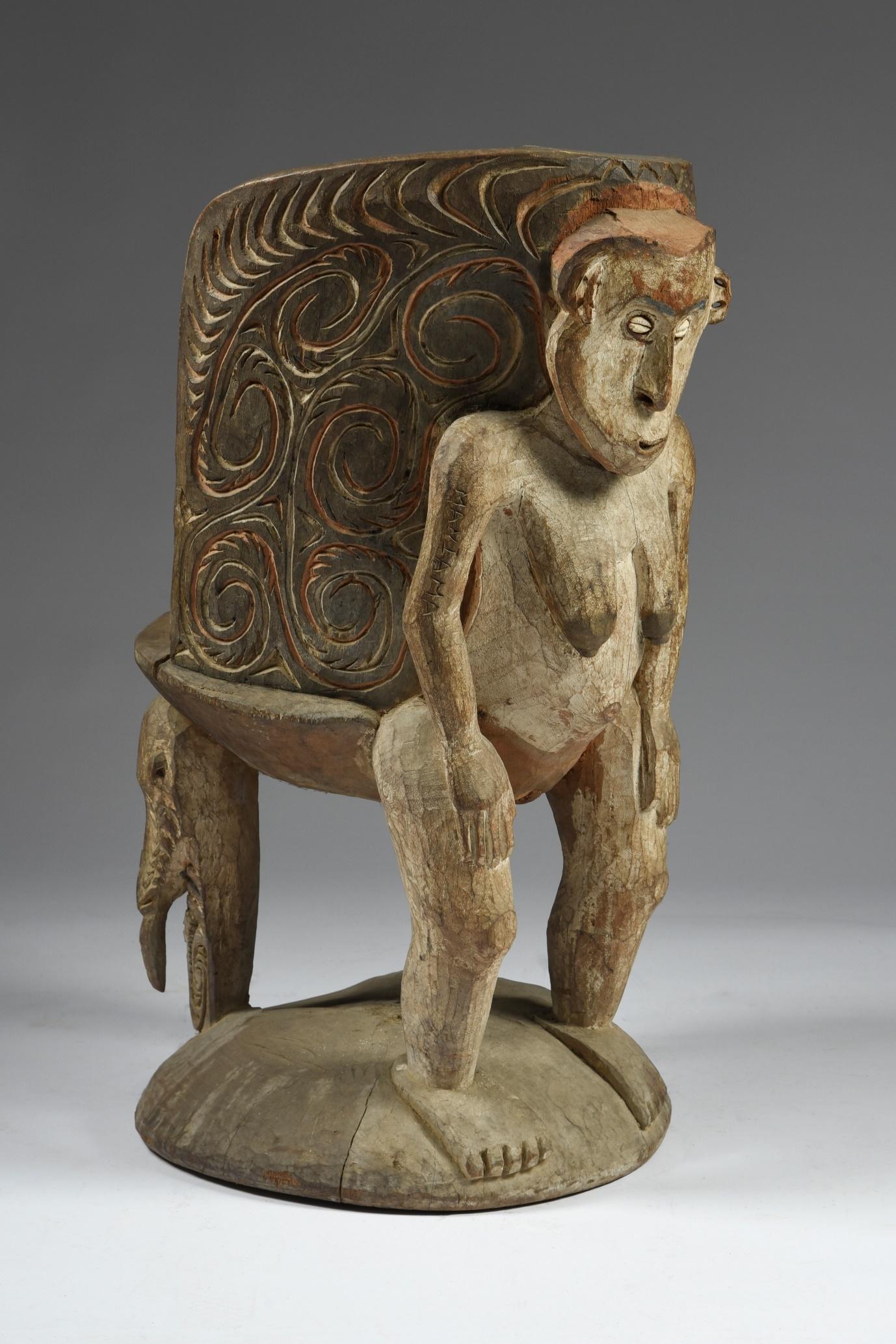 Papua New Guinean An Iatmul Orator’s Stool For Sale