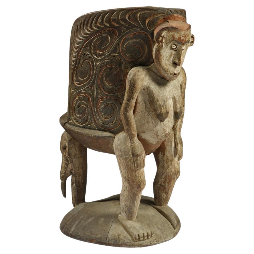An Iatmul Orator’s Stool For Sale