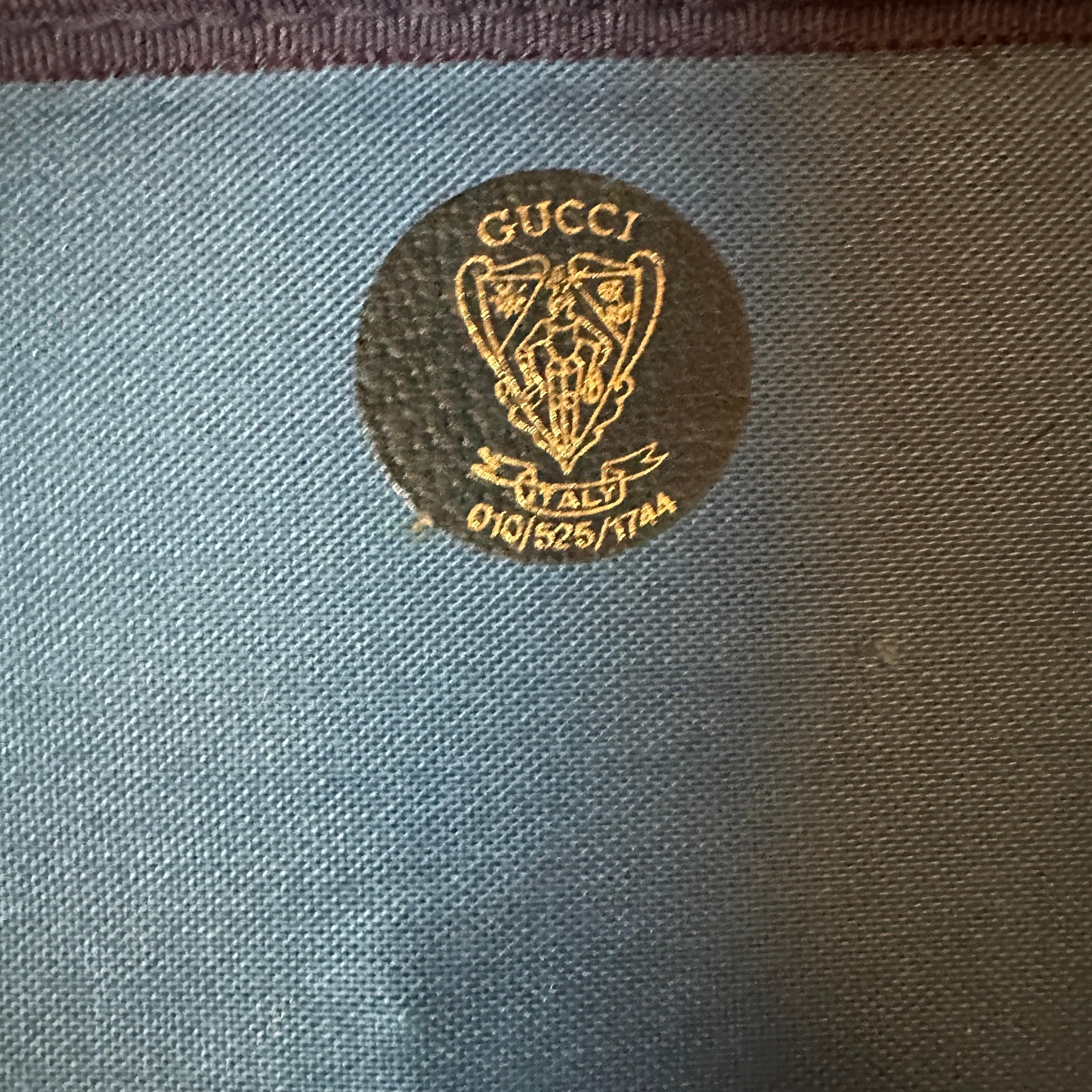An Iconic 1980s Gucci Vintage Monogram Canvas Travel Bag For Sale 2