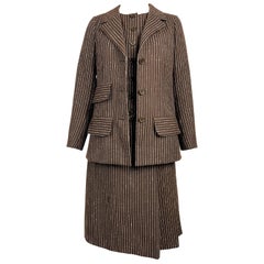 An Iconic Yves Saint Laurent 1967 Couture Three-Piece Skirt Suit