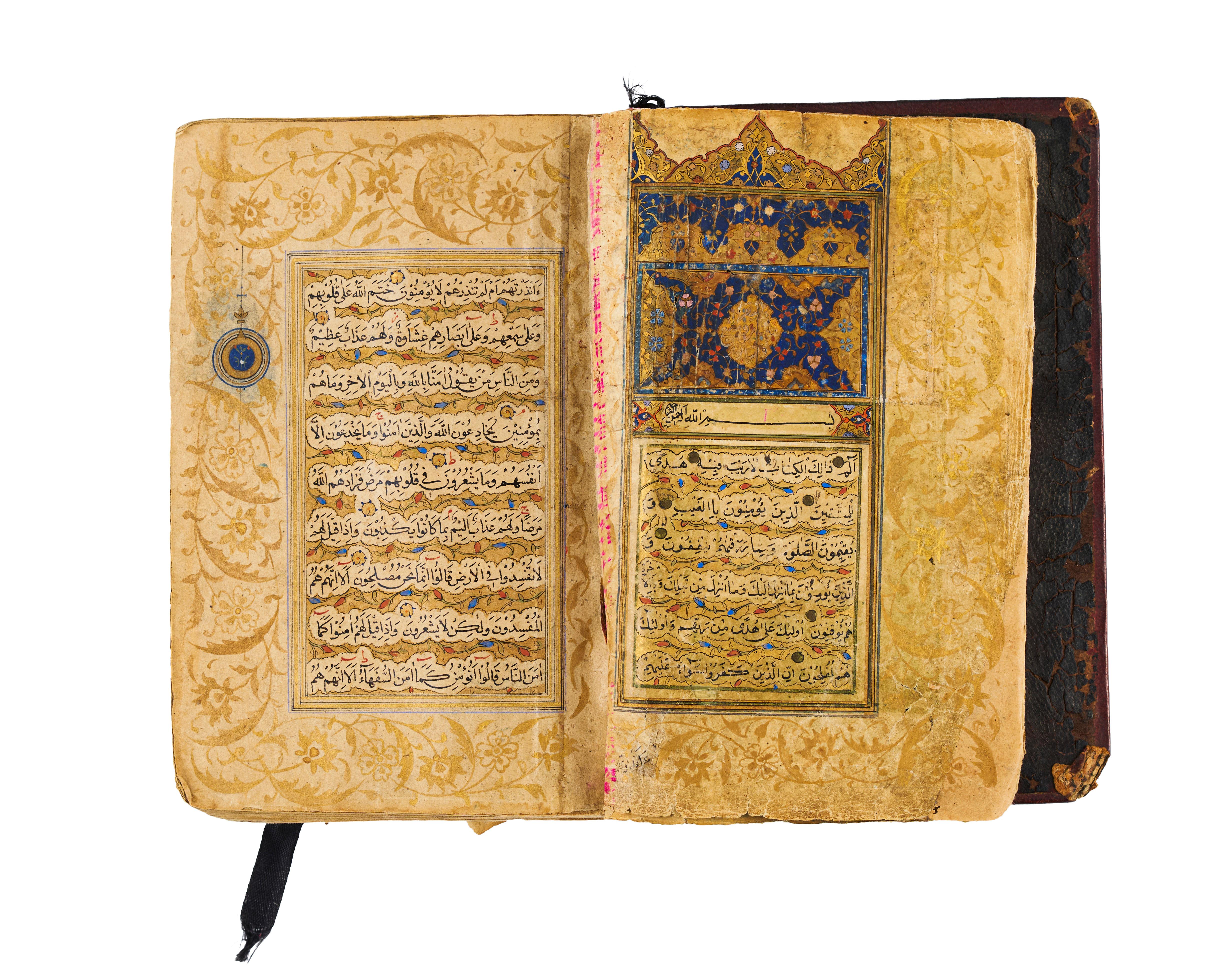 Illuminierter Koran der Timuriden, 15. Jahrhundert im Zustand „Gut“ im Angebot in London, GB