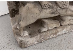 Escultura nepalesa de piedra en relieve de Durga, hacia 1900