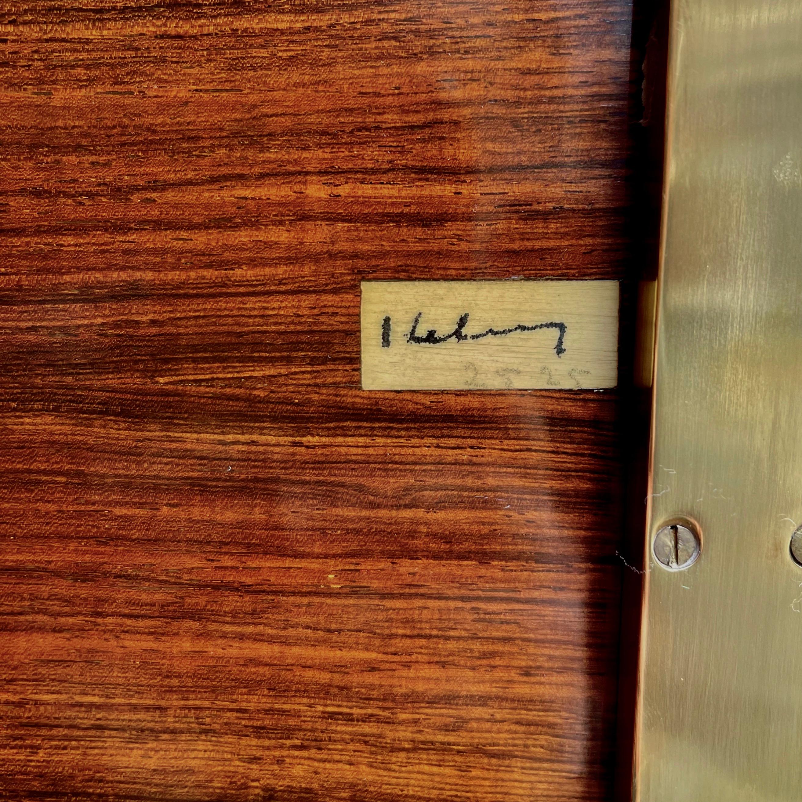 An Important 1940s Signed Cabinet by Jules Leleu  In Good Condition For Sale In London, GB