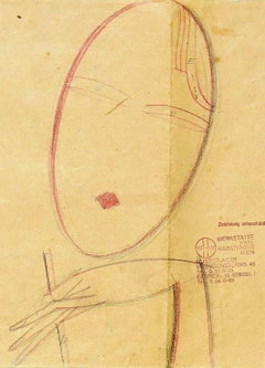 Important and Extremely Rare Franz Hagenauer Drawing '1930/1935'