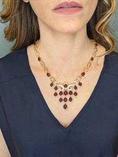 Important and Unique Ruby and Diamond Necklace