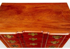 Important Antique Mahogany Block Front Chest of Drawers