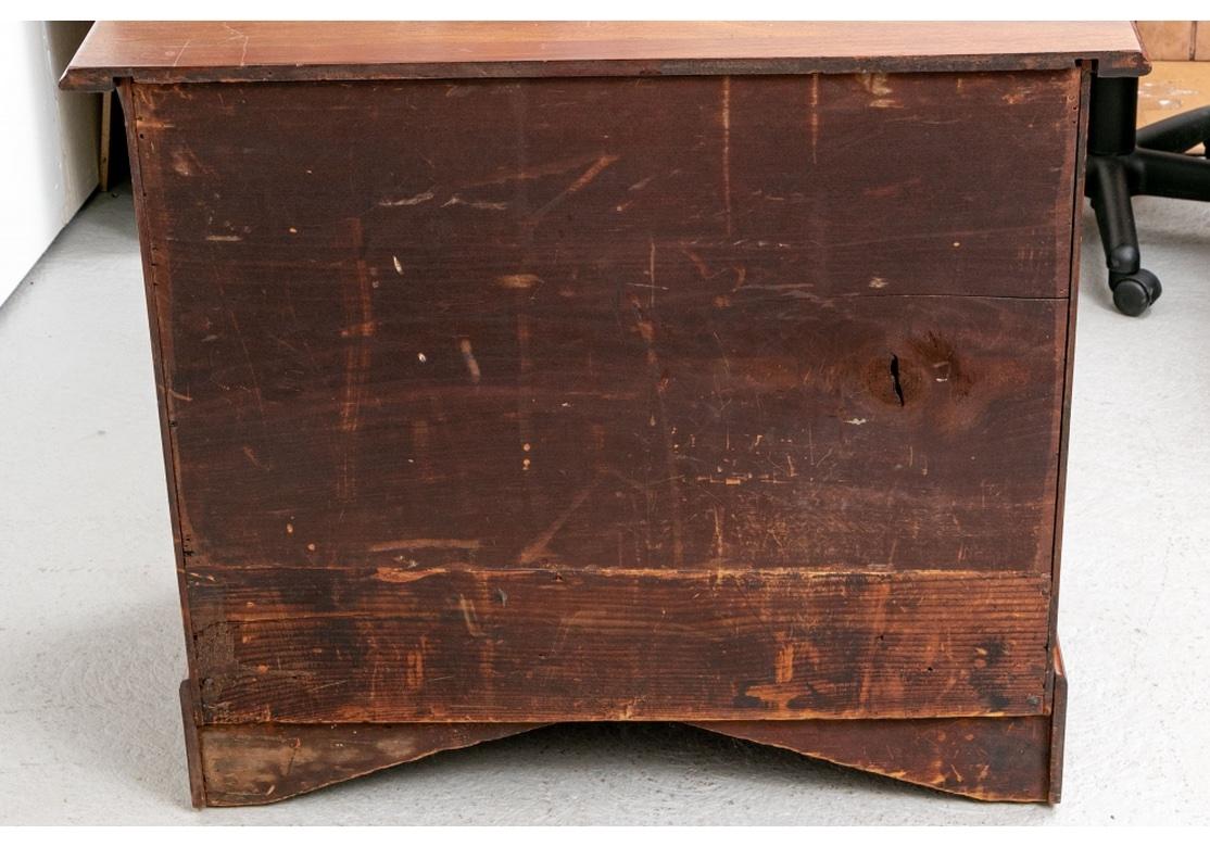 Brass Important Antique Mahogany Block Front Chest of Drawers For Sale