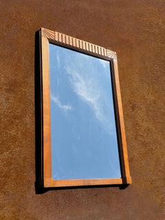 An important ART-DECO Architectural MODERNIST Wall MIRROR,  France 1930