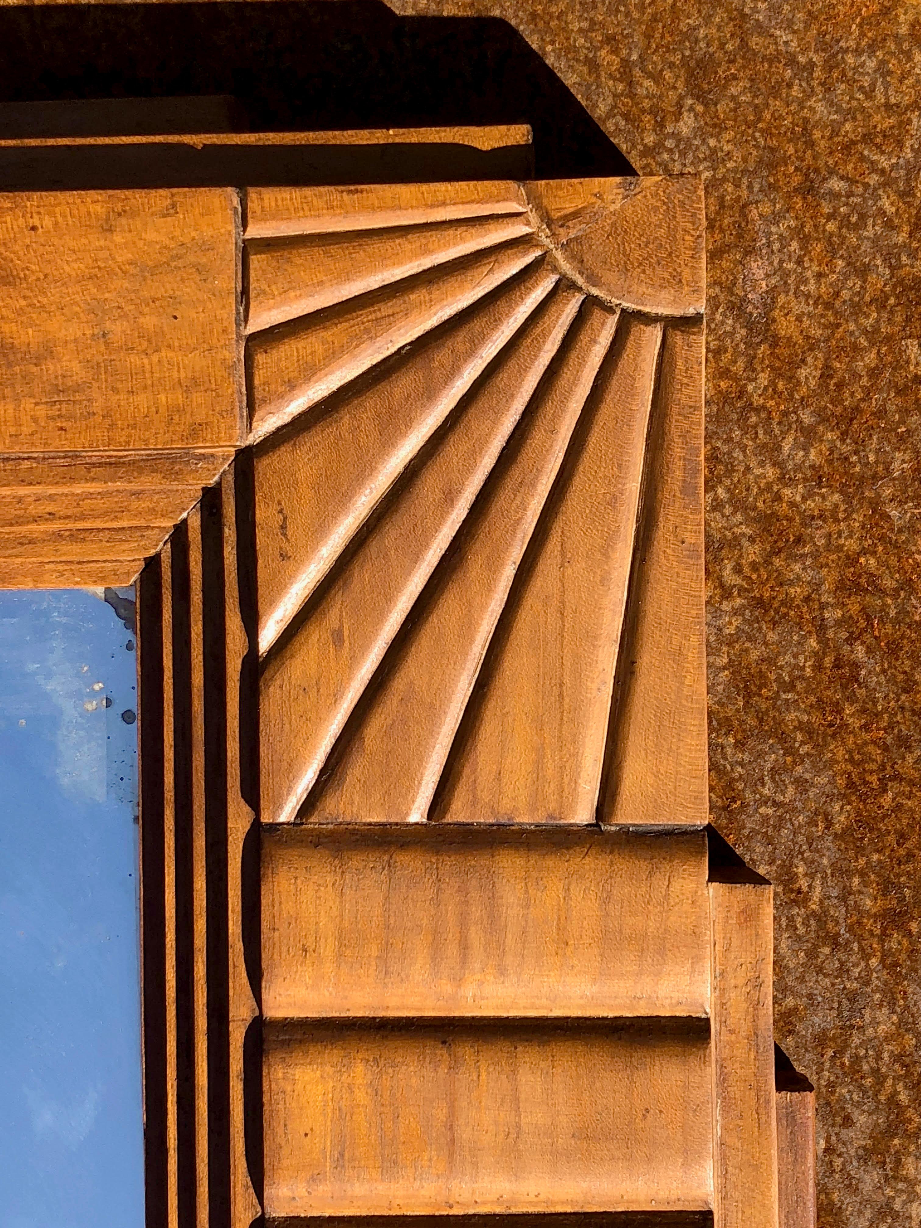 Ein bedeutender ART-DECO Architektonischer MODERNIST-Wand MIRROR,  Frankreich 1930 im Zustand „Gut“ im Angebot in PARIS, FR